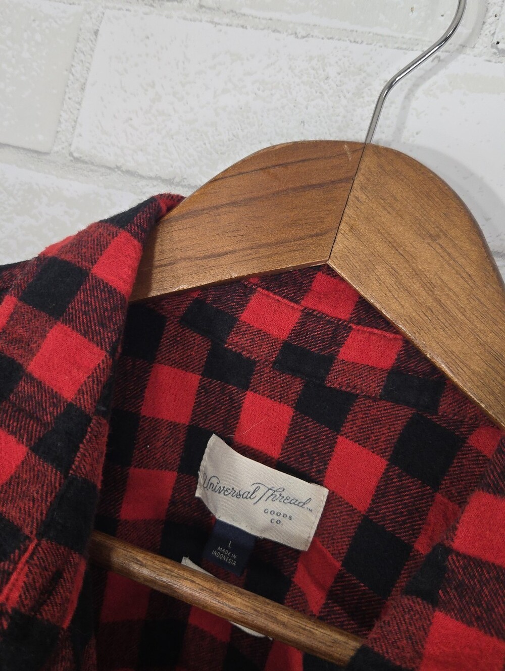 Universal Thread flannel button down top - Picture 8 of 14